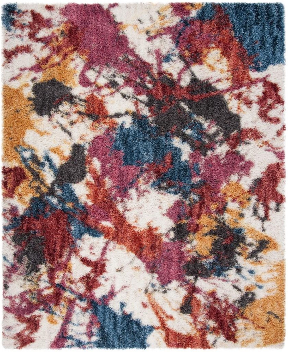 Safavieh Gypsy Ivory and Blue 8' x 10' Area Rug - Ivory