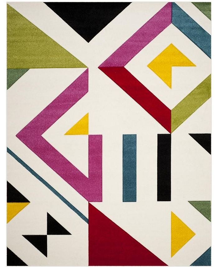 Safavieh Hollywood Ivory and Rose 8' x 10' Area Rug Macy's