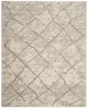 Safavieh Berber Shag Cream and Light Gray 8' x 10' Area Rug