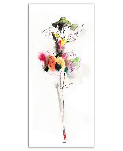 Design Art Designart Beautiful Fashion Girl Portrait Canvas