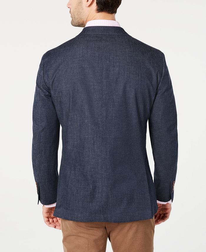 Tallia Men's SlimFit Stretch Denim Sport Coat Macy's