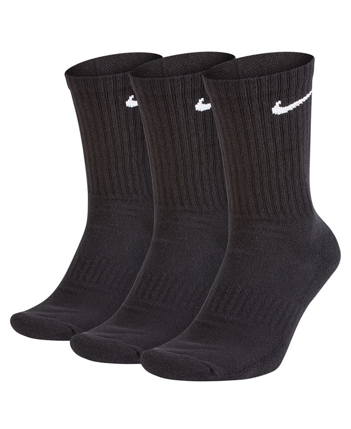 Nike Men's 3-Pk. Everyday Crew Socks & Reviews - Underwear & Socks ...