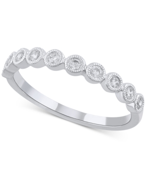 image of Diamond Bezel Band (1/4 ct. t.w.) in 14k White Gold