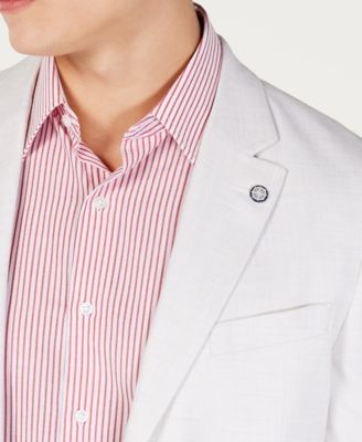 Men Modern-Fit Active Stretch Structure Weave Sport Coat  