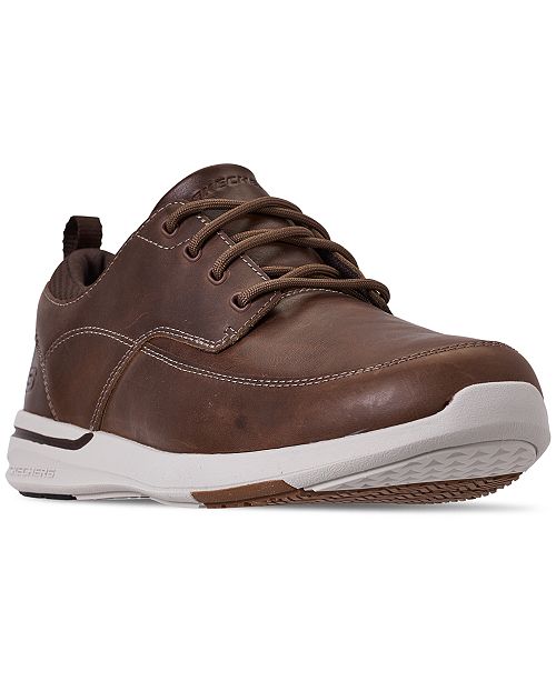 Skechers Men S Relaxed Fit Elent Leven Casual Sneakers From