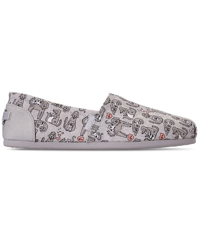 Skechers Women's BOBS For Dogs and Cats Plush Puppy Love SlipOn