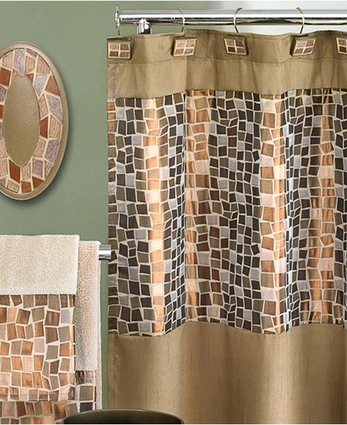 Popular Bath Mosaic Shower Curtain Reviews Shower Curtains