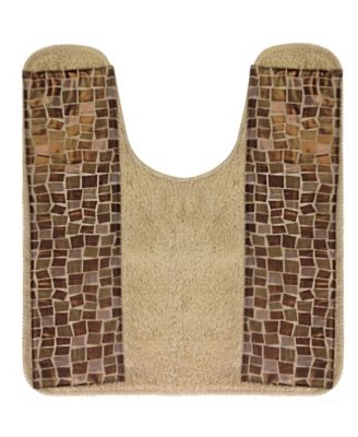 Popular Bath - Mosaic Contour Bath Rug