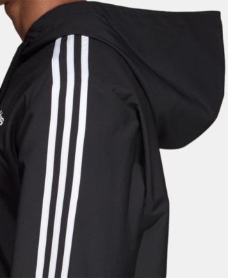 adidas men's essentials hooded wind jacket