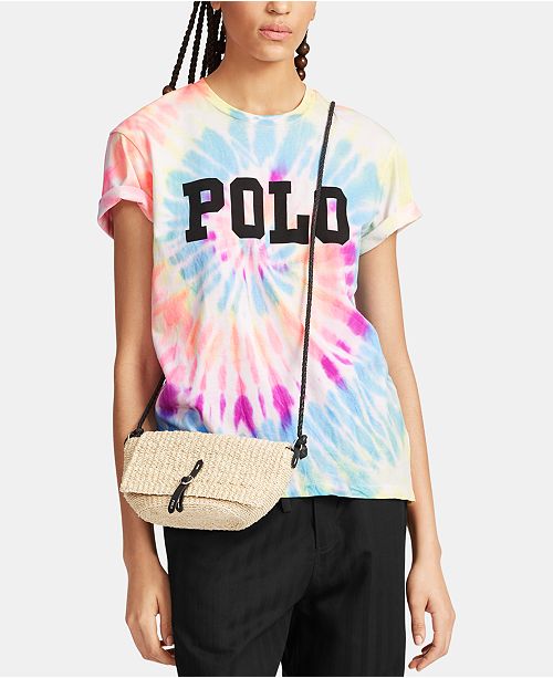 Polo Ralph Lauren Oversize Fit Tie Dye Cotton T Shirt