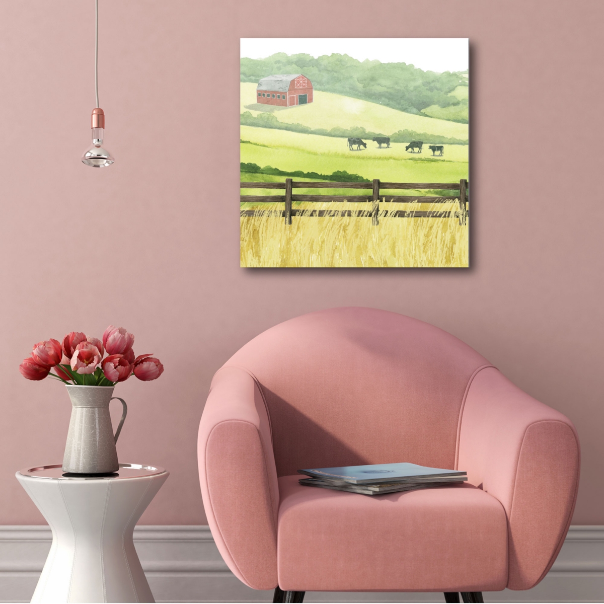 Courtside Market Sunlit Graze I Gallery-Wrapped Canvas Wall Art -