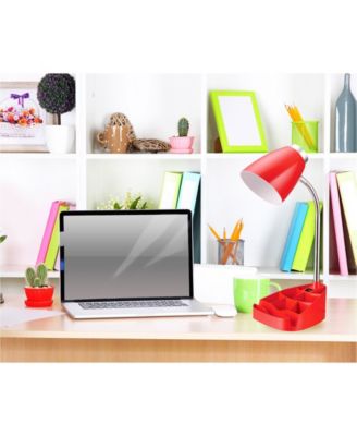 Limelight's Gooseneck Organizer Desk Lamp with iPad Tablet Stand Book Holder