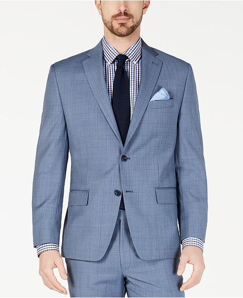 Michael Kors Men S Classic Fit Airsoft Stretch Light Blue