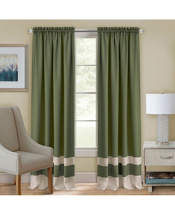 Achim Darcy Rod Pocket Window Curtain Panel, 52x84 & Reviews Window
