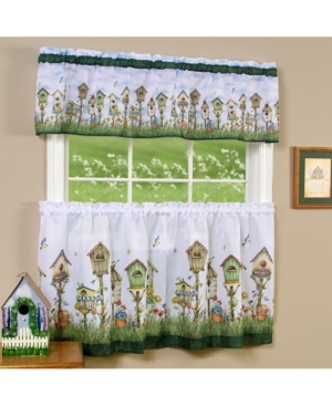 Shop Achim Home Sweet Home Tier & Valance Set, 58" X 24" In Multi
