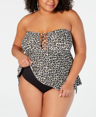 strapless bikini top plus size