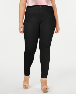 Hue Plus Size Original Smooth Denim Leggings Created for Macy's