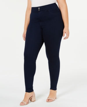 Hue Plus Size Original Smooth Denim Leggings Created for Macy's