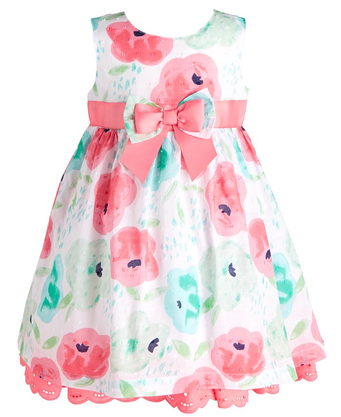 Blueberi Boulevard Baby Girls Floral-Print Dress - Macy's