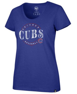 '47 Brand Women's Chicago Cubs Club Scoop Neck T-Shirt - Macy's