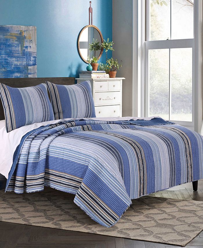 Greenland Home Fashions Brisbane Quilt Set, 2Piece Twin Macy's