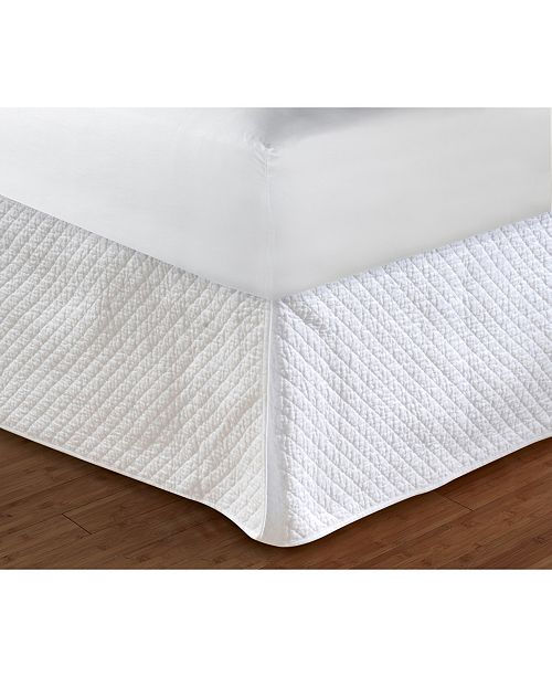 Greenland Home Fashions Diamond Quilted Bed Skirt 18 King Reviews Sheets Pillowcases Bed Bath Macy S