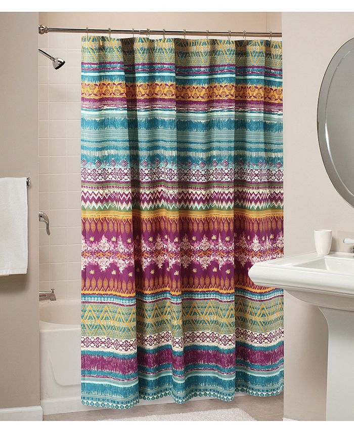 Greenland Home Fashions Southwest Bath Shower Curtain Reviews Shower Curtains Bed Bath Macy S