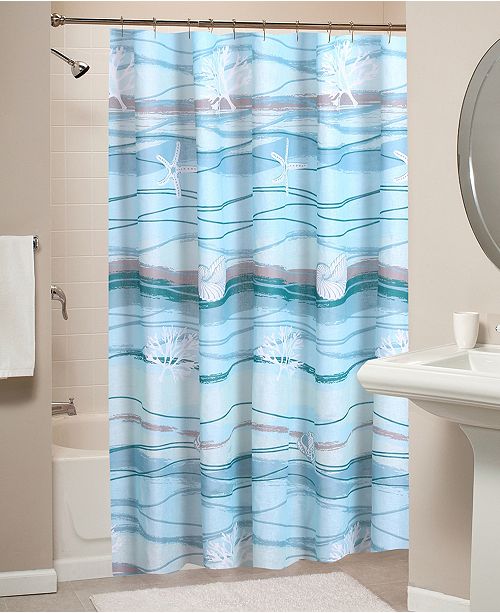 Greenland Home Fashions Maui Bath Shower Curtain Reviews Shower Curtains Bed Bath Macy S