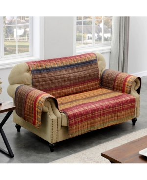 Greenland Home Fashions Rush Furniture Protector Loveseat In Multi