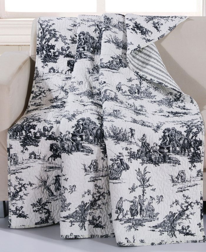 Greenland Home Fashions Classic Toile Throw 50