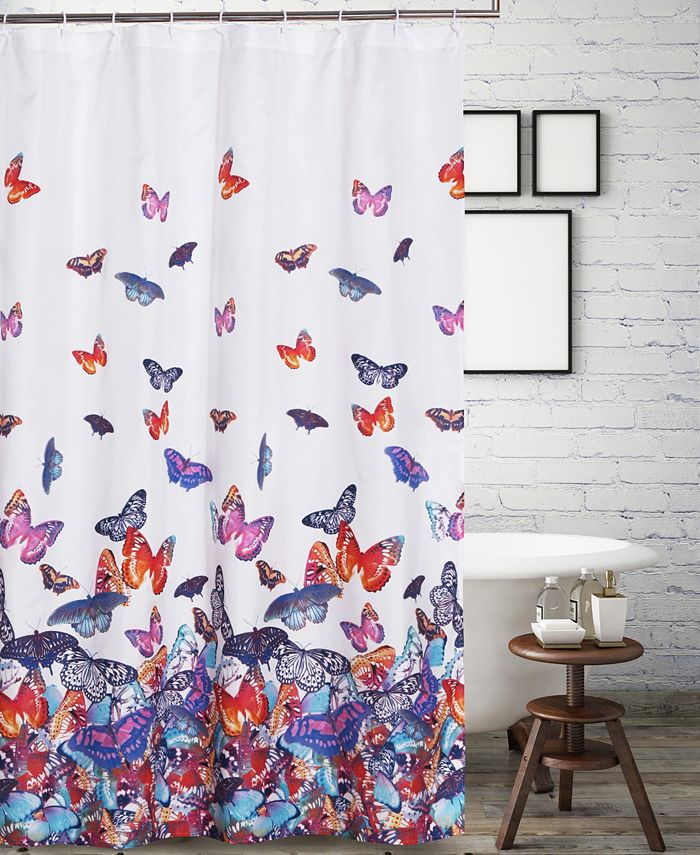 Greenland Home Fashions Mariposa Bath Shower Curtain - Macy's