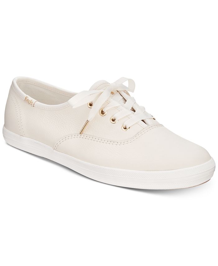 kate spade new york Champion Leather Sneakers - Macy's