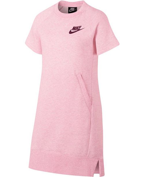 Nike Big Girls Sportswear Fleece Dress Reviews All Girls
