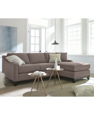 Furniture Keegan Fabric Reversible Sectional and Sofa Collection