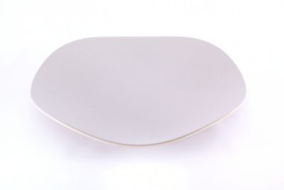 Bamboozle - Dove 10" Round Two Tone Plate 4 Pack