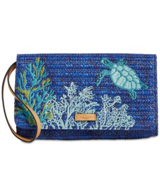 Vera Bradley Straw Beach Wristlet - Macy's