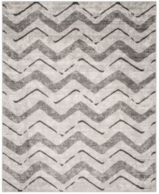 Adirondack Silver and Charcoal 9' x 12' Area Rug