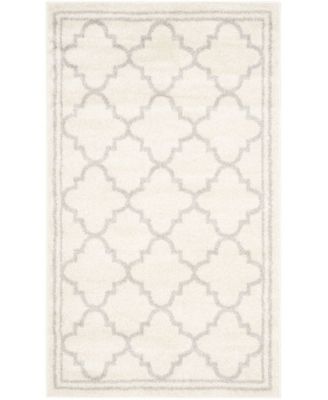 Amherst Beige and Light Gray 2'6" x 4' Outdoor Area Rug