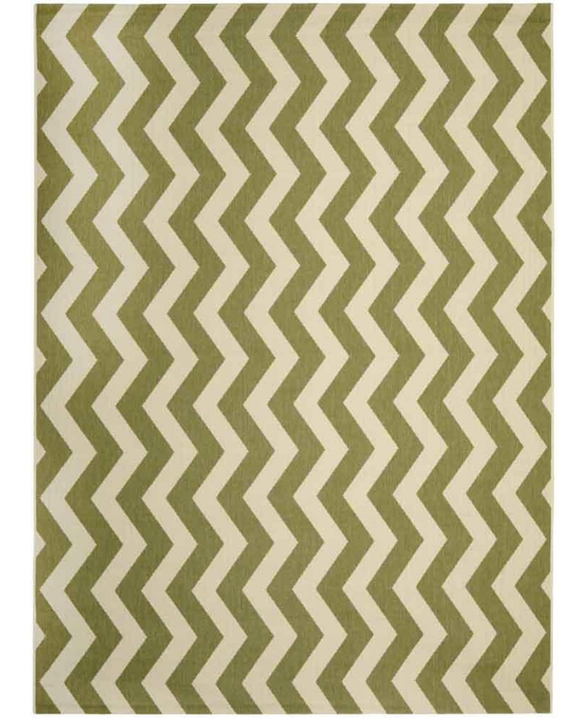 Safavieh Courtyard Green and Beige 8'11in x 12' Sisal Weave Rectangle Outdoor Area Rug - Green / Be