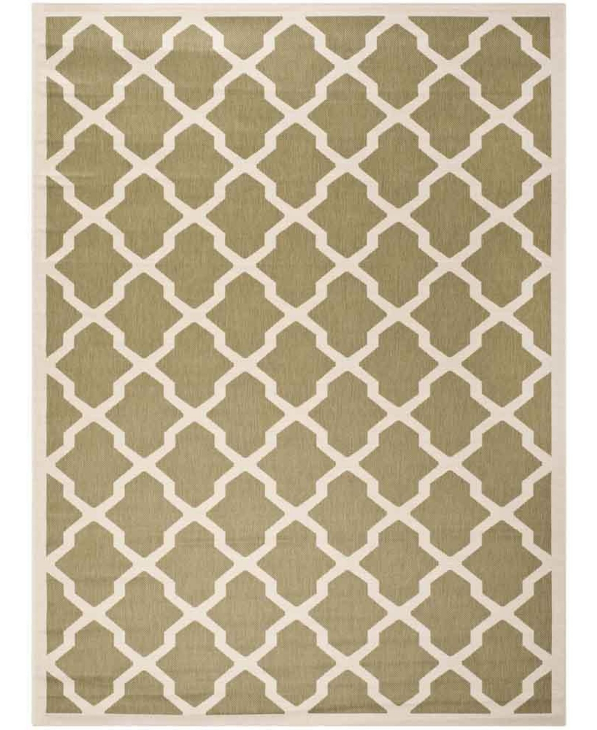 Safavieh Courtyard Green and Beige 9' x 12' Sisal Weave Outdoor Area Rug - Green