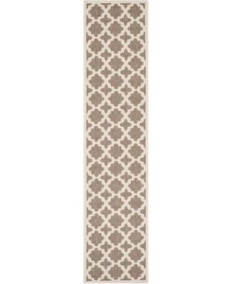 Safavieh Courtyard CY6913 Brown and Bone 2'3