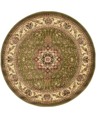 Safavieh Lyndhurst LNH329 Sage and Ivory 10' x 10' Round Area Rug - Macy's