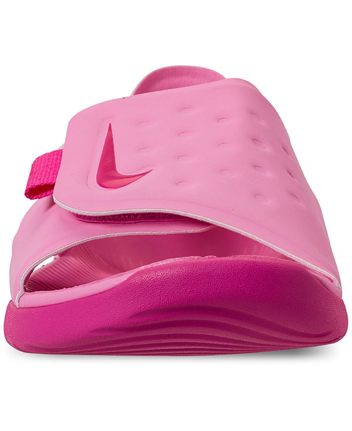 Nike Little Girls' Sunray Adjust 5 Sandals from Finish Line - Macy's