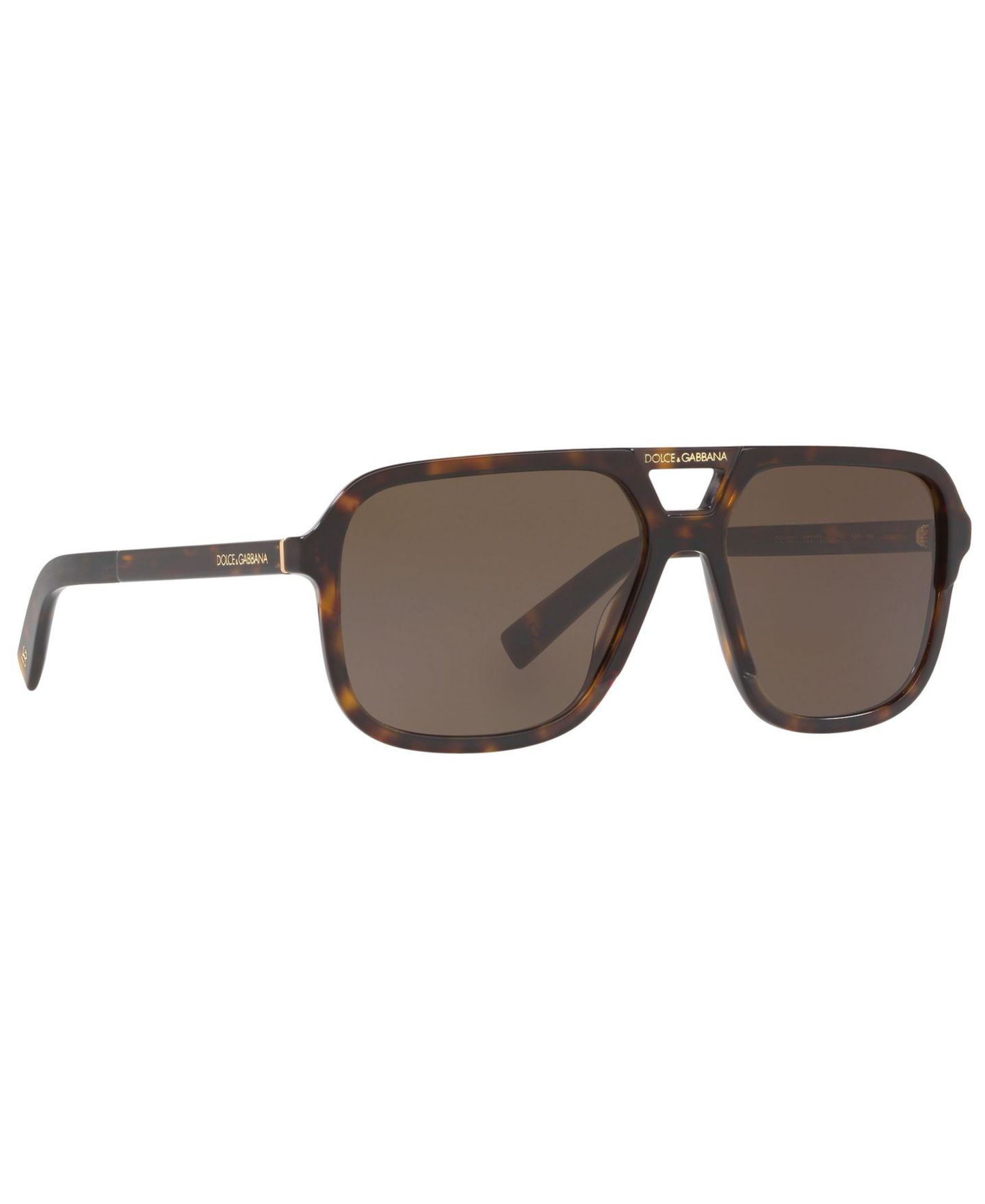 Женские солнцезащитные очки Dolce&Gabbana Sunglasses, DG4354 58, цвет: Гавана / Коричневый — фото 3
