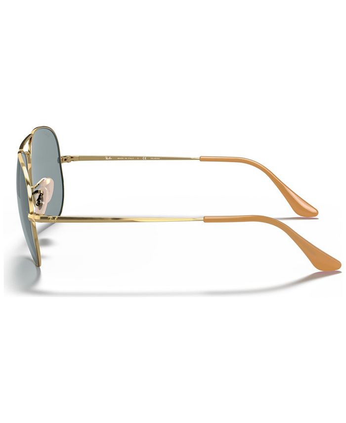 Ray-Ban Polarized Sunglasses, RB3689 58 - Macy's