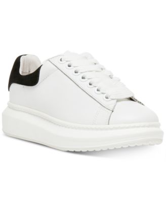 white bulky sneakers