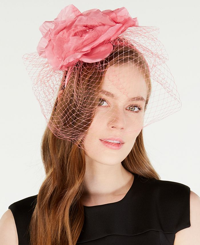 August Hats Flower Netting Fascinator Macy's