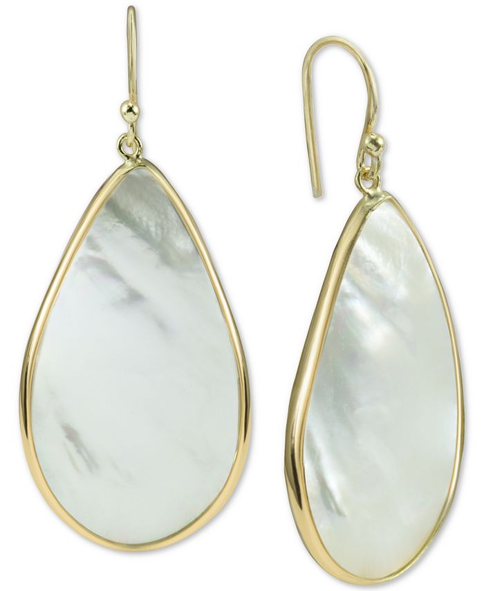 Gold or Silver Mother Of Pearl Earrings