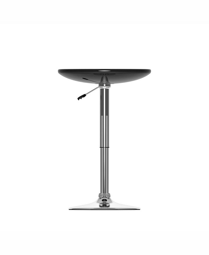 CorLiving Adjustable Height Round Bar Table in Glossy Finish - Macy's