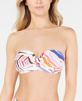 kate spade new york - Geobrella Molded Bandeau Bikini Top